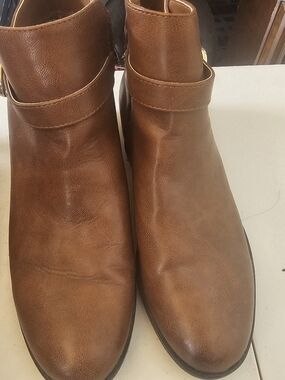 Classic Tan Leather Ankle Boots
